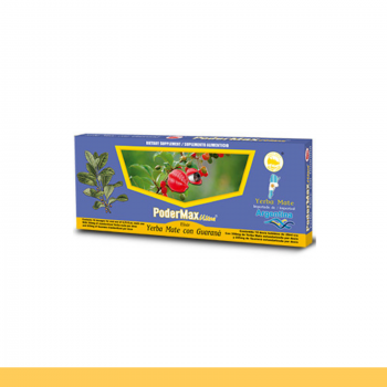 AMP. ING. PODERMAXULTRA® YERBA MATE CON GUARANA CJA.10X20ml.