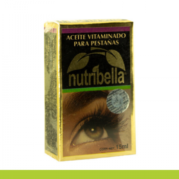 ACEITE VITAMINADO PARA PESTAÑAS NUTRIBELLA® CJA/FCO. 15ml