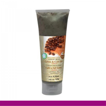 CREMA M. EXFOLIANTE CAFE Y SAL GEMA TUBO 120g