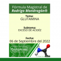 Fórmula del día 06 de Septiembre del 2022 GLUTAMINA / EXCESO DE ACIDEZ