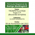 Fórmula del día 08 de Noviembre del 2022 TROMPETILLA ROJA / ÚLCERAS SANGRANTES
