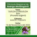 Fórmula del día 14 de Noviembre del 2022 SUELDA CONSUELDA / BURSITIS Y TENDINITIS