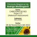 Fórmula del día 28 de Noviembre del 2022 CABEZONA DE RÍO / INFLUENZA