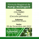 Fórmula del día 09 de Diciembre del 2022 COLOMBO / DIGESTIÓN PESADA