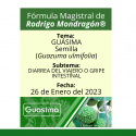 Fórmula del día 26 de Enero del 2023 GUÁSIMA / DIARREA DEL VIAJERO O GRIPE INTESTINAL