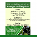 Fórmula del día 06 de Febrero del 2023 FRÁNGULA CON TREONINA / ESTRÉS CRÓNICO Y TRASTORNOS GASTROINTESTINALES