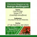 Fórmula del día 27 de Febrero del 2023 CASTILLEJA / COLANGITIS BILIAR PRIMARIA