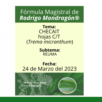 Fórmula del día 24 de Marzo del 2023 CHECAIT / REUMA