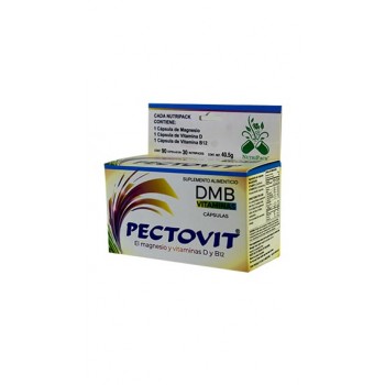 CAPS.D. PECTOVIT DMB magnesio, vit. D y B12 CJA. DE 30X3