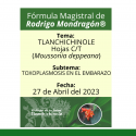 Fórmula del día 27 de Abril del 2023 TLANCHICHINOLE / TOXOPLASMOSIS EN EL EMBARAZO