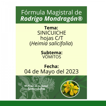 Fórmula del día 04 de Mayo del 2023 SINICUICHE / VOMITOS