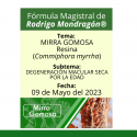 Fórmula del día 09 de Mayo del 2023 / MIRRA GOMOSA