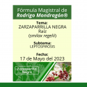 Fórmula del día 17 de Mayo del 2023 ZARAZAPARRILLA NEGRA / LEPTOSPIROSIS