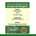 Fórmula del día 25 de Mayo del 2023 TÉ NÁHUATL/QUISTES RENALES