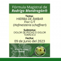 Fórmula del día 09 de Junio del 2023 ÁMBAR / DOLOR DE PECHO O DOLOR TORÁCICO