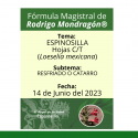 Fórmula del día 14 de Junio del 2023 ESPINOSILLA / RESFRIADO O CATARRO