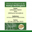 Fórmula del día 07 de Julio del 2023 GINSENG INDIO / FATIGA CRÓNICA EMOCIONAL