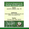 Fórmula del día 19 de Julio del 2023 ÁRBOL DEL TÉ / ONICOMICOSIS U HONGOS EN LAS UÑAS EN DIABÉTICOS