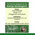 Fórmula del día 05 de Septiembre del 2023 CENTIDONIA / DESMINERALIZACIÓN DE LOS HUESOS