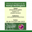 Fórmula del día 06 de Octubre del 2023 ENGORDACABRA / INTOLERANCIAS DIGESTIVAS