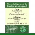 Fórmula del día 25 de Octubre del 2023 CARRICILLO / PÉRDIDA DE CALCIO EN LOS HUESOS