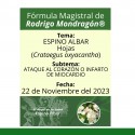 Fórmula del día 22 de Noviembre del 2023 ESPINO ALBAR / ATAQUE AL CORAZÓN O INFARTO DE MIOCARDIO