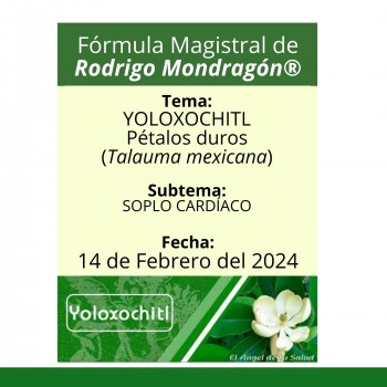 Fórmula del día 14 de Febrero del 2024 YOLOCHOXITL / SOPLO CARDÍACO