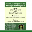 Fórmula del día 06 de Marzo del 2024 CACHALOHUAL / OBESIDAD POR SEDENTARISMO