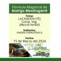 Fórmula del día 15 de Marzo del 2024 LACANDÓN / ANEMIA FERROPÉNICA