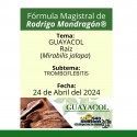 Fórmula del día 24 de Abril del 2024 GUAYACOL / TROMBOFLEBITIS