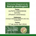 Fórmula del día 17 de Junio del 2024 ALPISTE CANADIENSE/ENVEJECIMIENTO PREMATURO DEL CORAZÓN