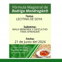 Fórmula del día 21 de Junio del 2024 LECITINA DE SOYA/MALA MEMORIA Y DIFICULTAD PARA APRENDER