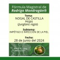 Fórmula del día 28 de Junio del 2024 NOGAL DE CASTILLA/IMPÉTIGO O INFECCIÓN DE LA PIEL