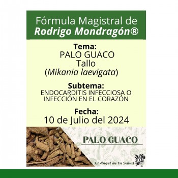 Fórmula del día 10 de Julio del 2024 PALO GUACO/ENDOCARDITIS INFECCIOSA O INFECCIÓN EN EL CORAZÓN