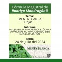 Fórmula del día 24 de Julio del 2024 MENTA BLANCA/INSUFICIENCIA PANCREÁTICA EXÓCRINA