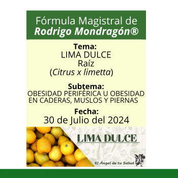 Fórmula del día 30 de Julio del 2024 LIMA DULCE/OBESIDAD PERIFÉRICA U OBESIDAD EN CADERAS, MUSLOS Y PIERNAS