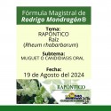 Fórmula del día 19 de Agosto del 2024 RAPÓNTICO/MUGUET O CANDIDIASIS ORAL