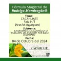 Fórmula del día 04 de Octubre del 2024 CACAHUATE/CARDIOMIOPATÍA ALCOHÓLICA O PROBLEMAS DEL CORAZÓN POR BEBER DEMASIADO