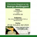 Fórmula del día 29 de Octubre del 2024 COLÁGENO CON VITAMINA B8/PIEL SECA Y ARRUGADA POR LA MENOPAUSIA