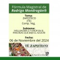 Fórmula del día 06 de Noviembre del 2024 TÉ ZAPOTECO/INSULINOMA O TUMOR EN EL PÁNCREAS QUE BAJA EL AZÚCAR