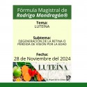 Fórmula del día 28 de Noviembre del 2024 LUTEÍNA/DEGENERACIÓN DE LA RETINA O PÉRDIDA DE VISIÓN POR LA EDAD