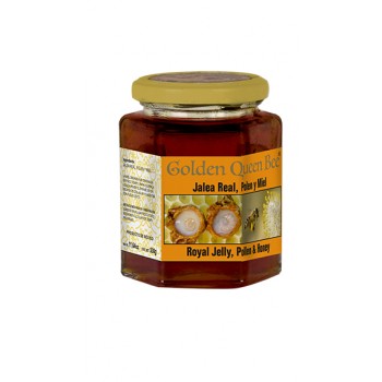 MIEL COMP. GOLDEN QUEEN BEE Jalea real, polen y miel FCO. De 290g